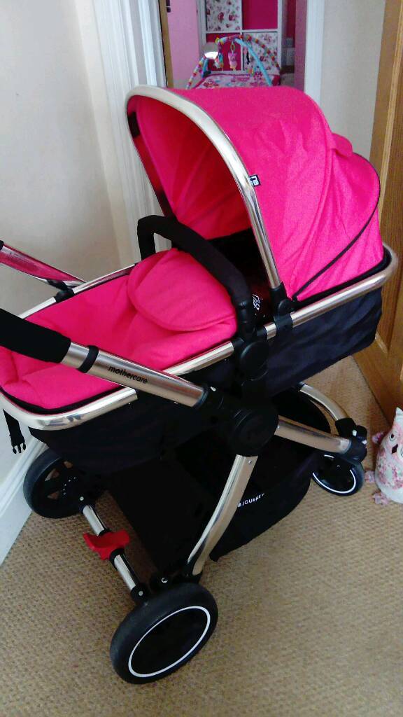 mothercare travel system pink